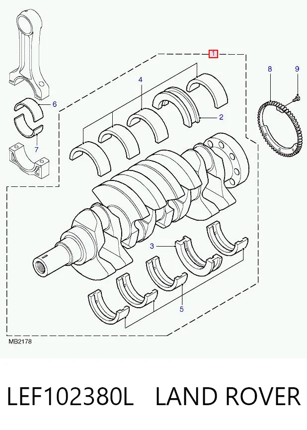 Cambota de motor para Land Rover Freelander I L314