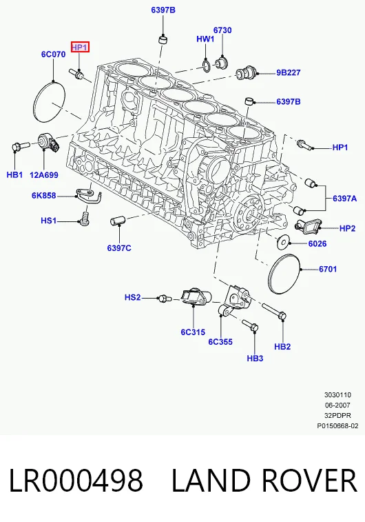 LR000498 Land Rover