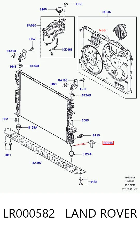 LR000582 Land Rover