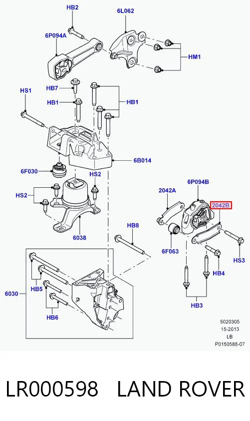 LR000598 Land Rover