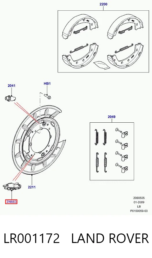LR001172 Land Rover