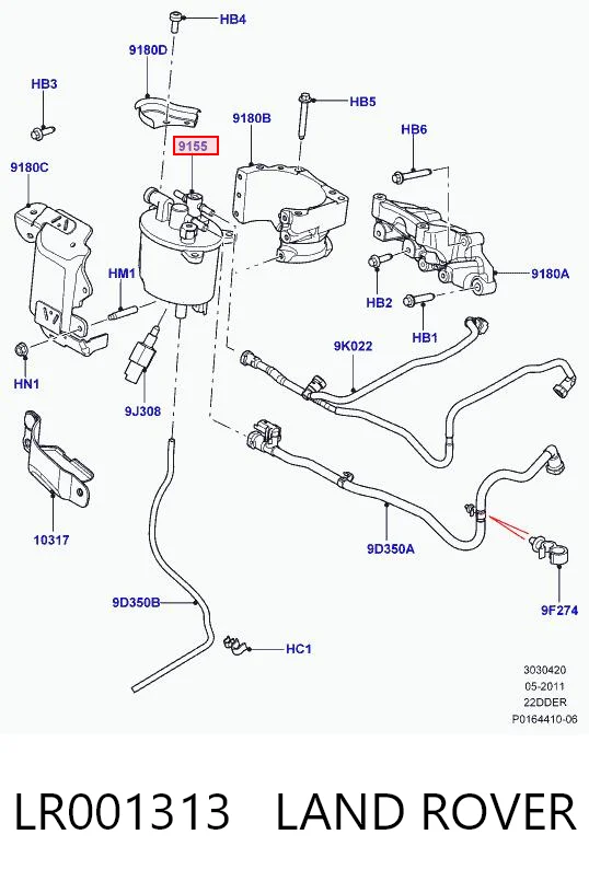 LR001313 Land Rover