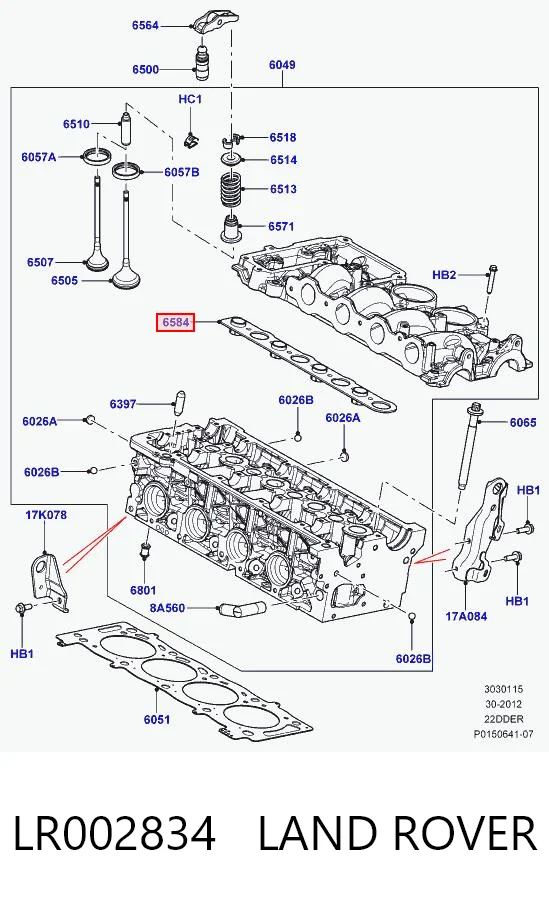 LR002834 Land Rover