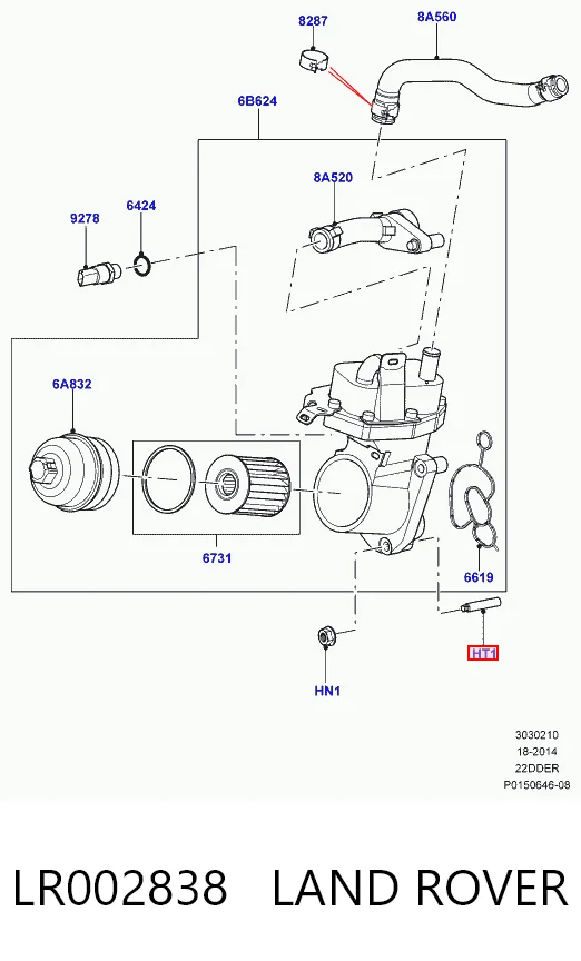 LR002838 Land Rover