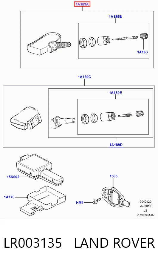 LR003135 Land Rover