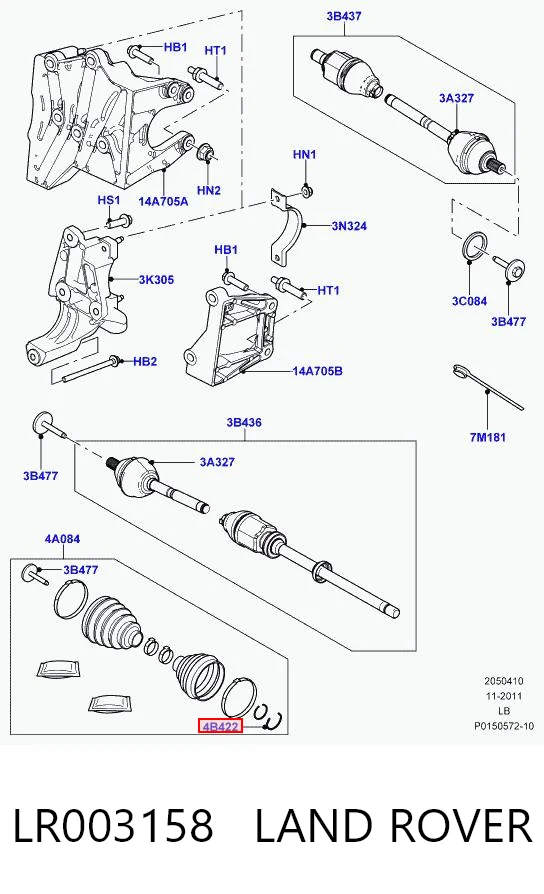 LR003158 Land Rover
