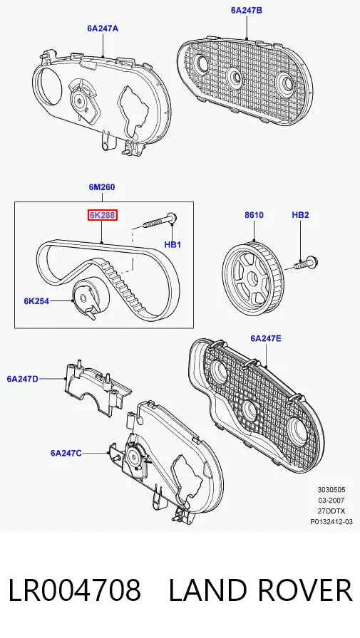LR004708 Land Rover
