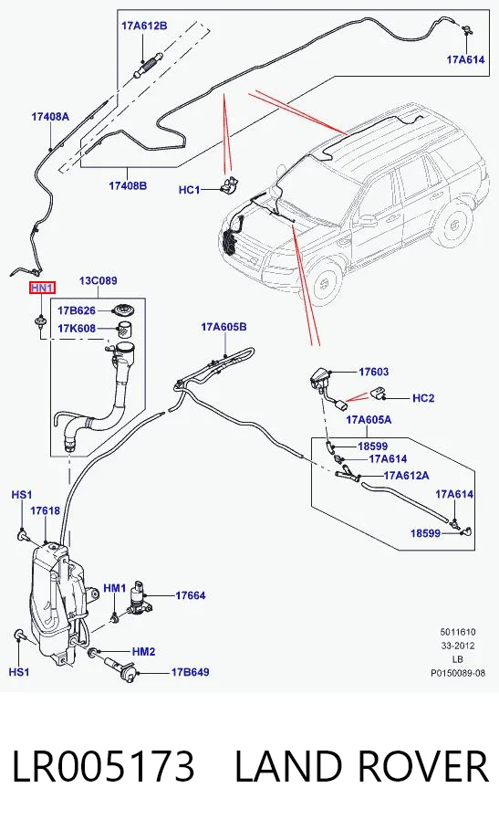 LR005173 Land Rover