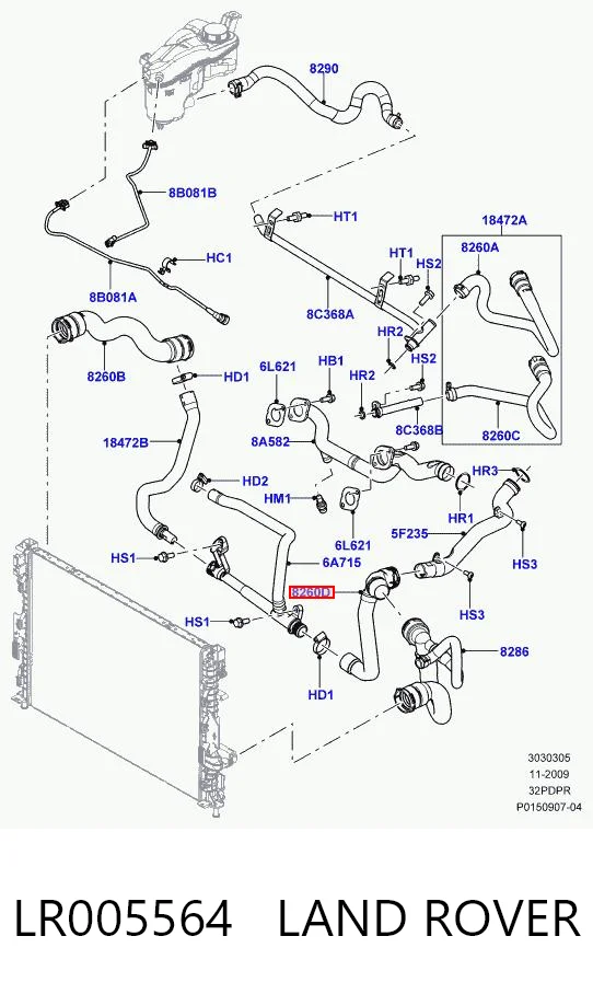 LR005564 Land Rover 