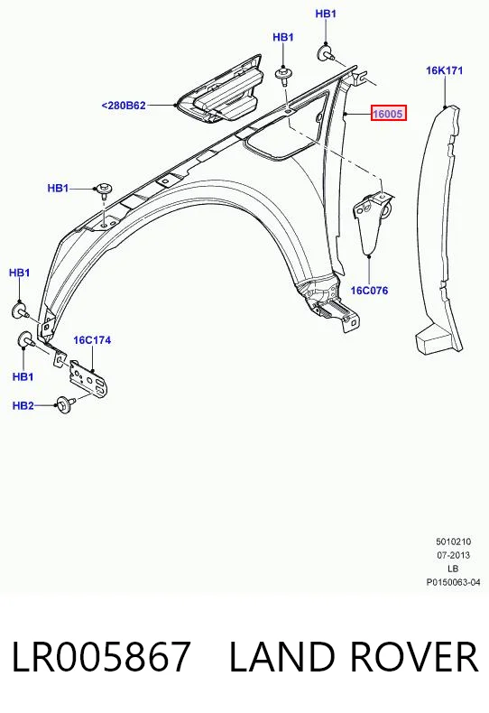 LR005867 Land Rover