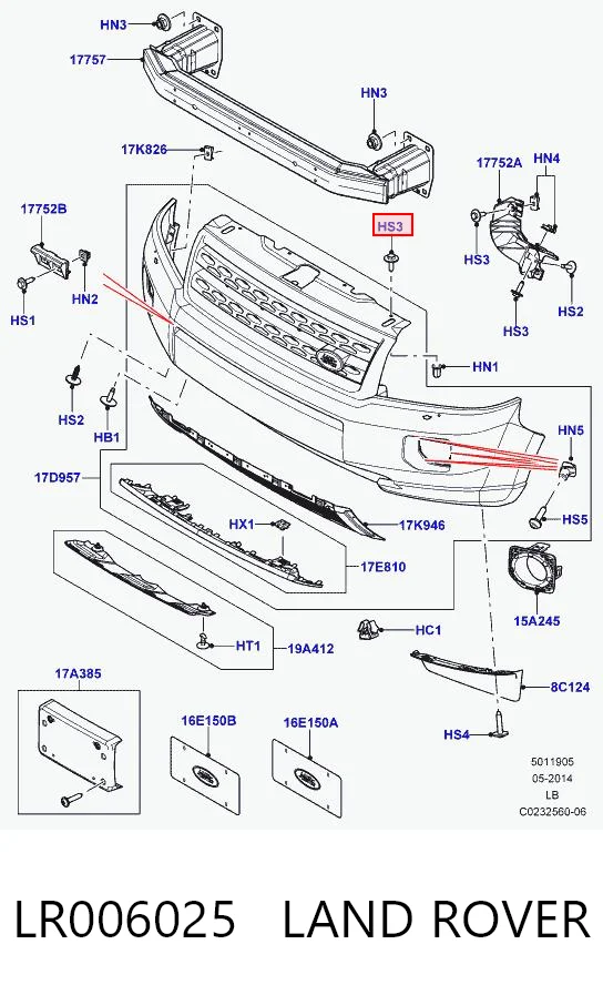 LR006025 Land Rover