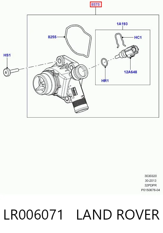 LR006071 Land Rover Termostato