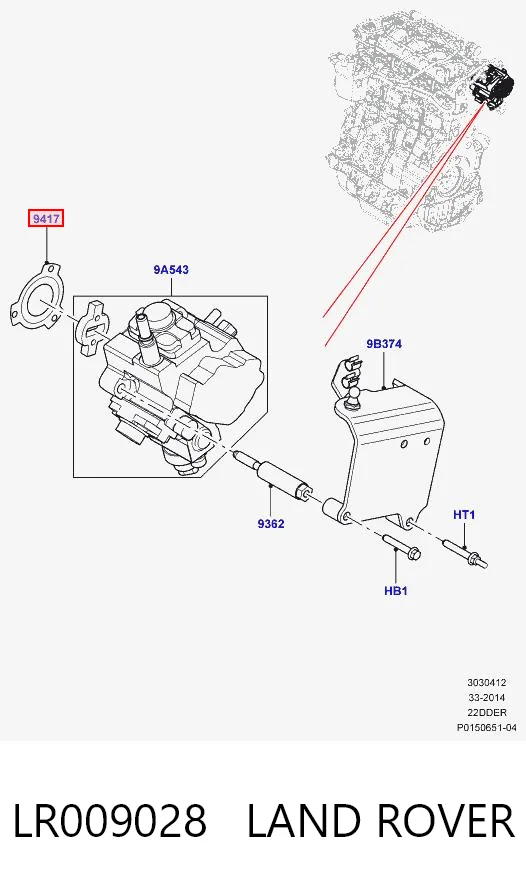 LR009028 Land Rover