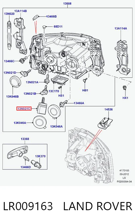 LR009163 Land Rover