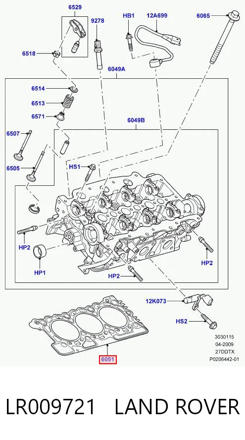 LR009721 Land Rover