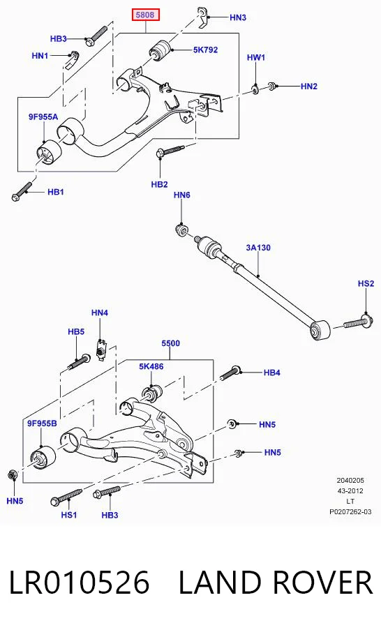 LR010526 Land Rover