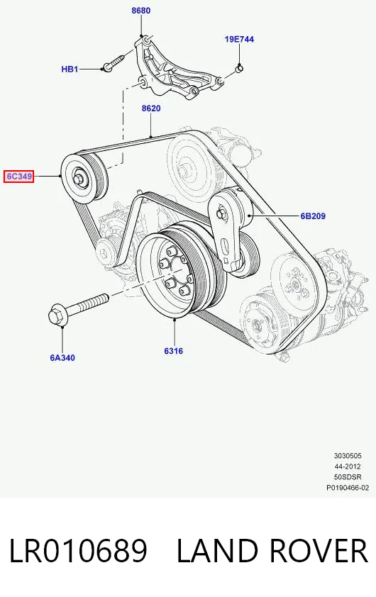 LR010689 Land Rover