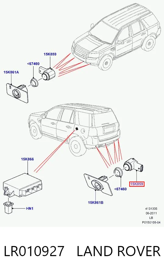 Sensor dianteiro de sinalização de estacionamento (sensor de estacionamento) Ford LR038084 preço, a partir de 12,67 USD