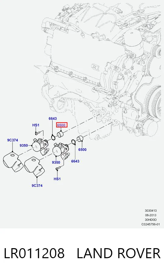 30130006 AND Empurrador da bomba de combustível
