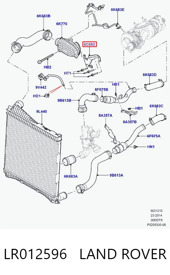 LR012596 Land Rover