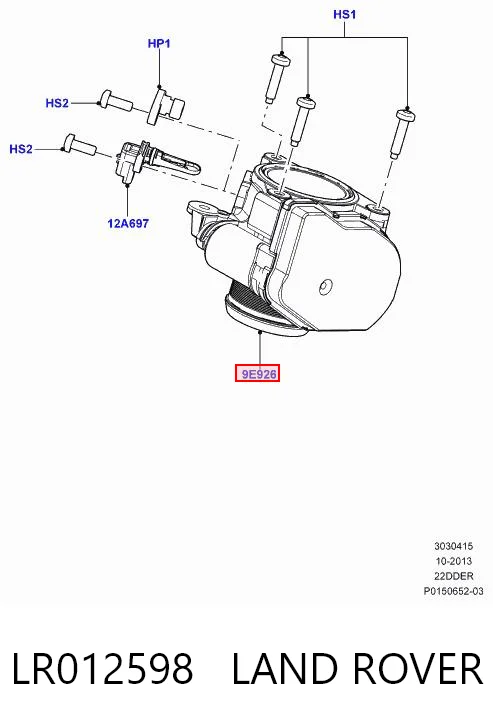 Válvula de borboleta montada Jaguar C2Z15660 preço, a partir de 77,79 USD