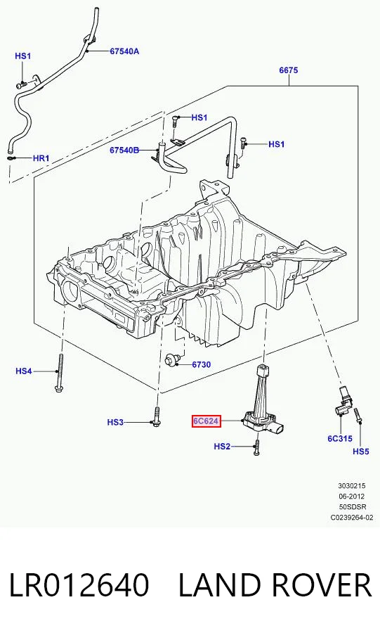 Sensor do nível de óleo de motor Land Rover Range Rover preço, a partir de 78,29 USD