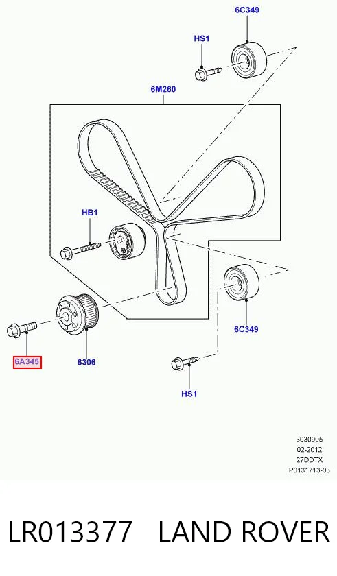 LR013377 Land Rover