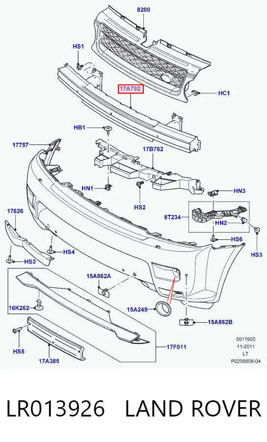 LR013926 Land Rover