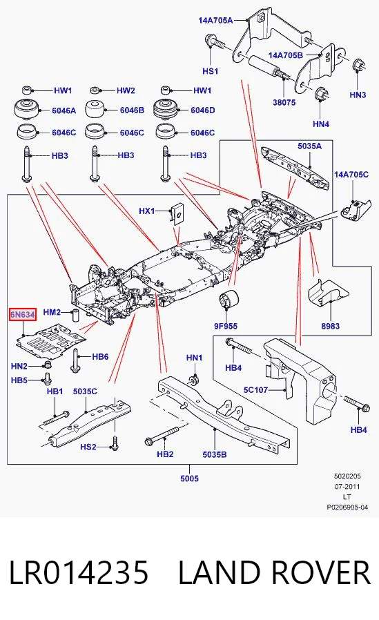 LR014235 Land Rover