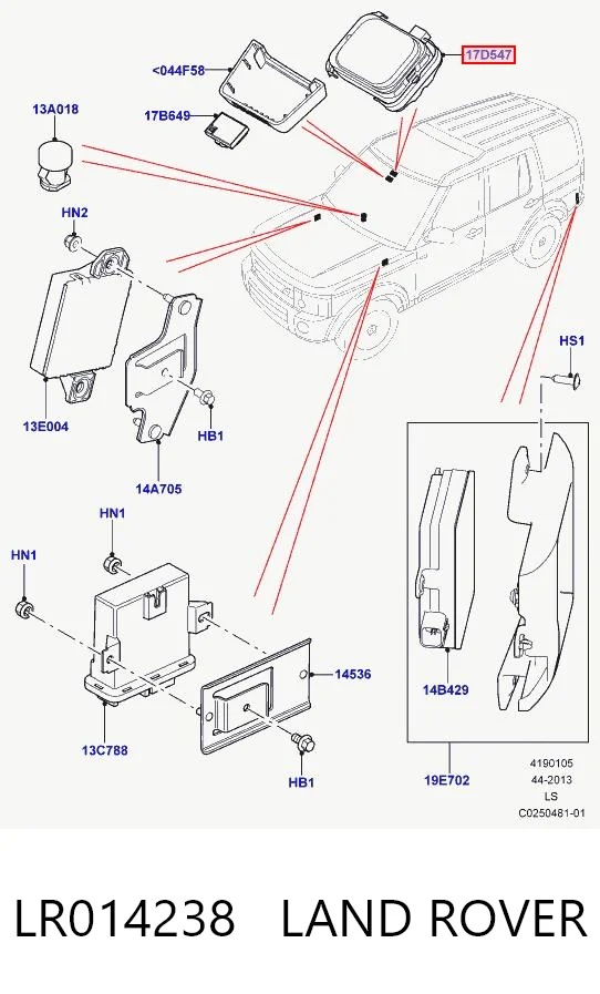 LR014238 Land Rover