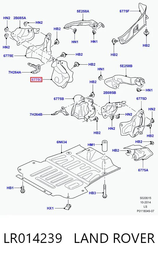 LR014239 Land Rover