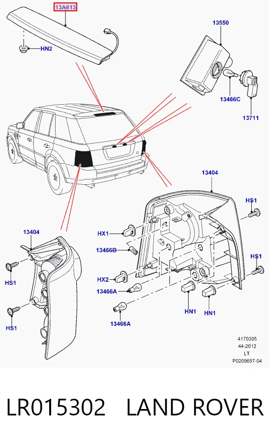 LR015302 Land Rover