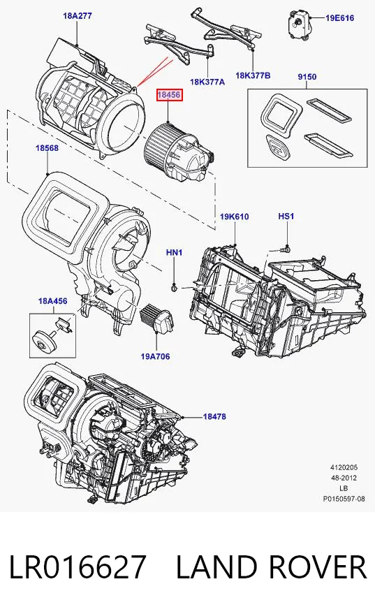 LR016627 Land Rover
