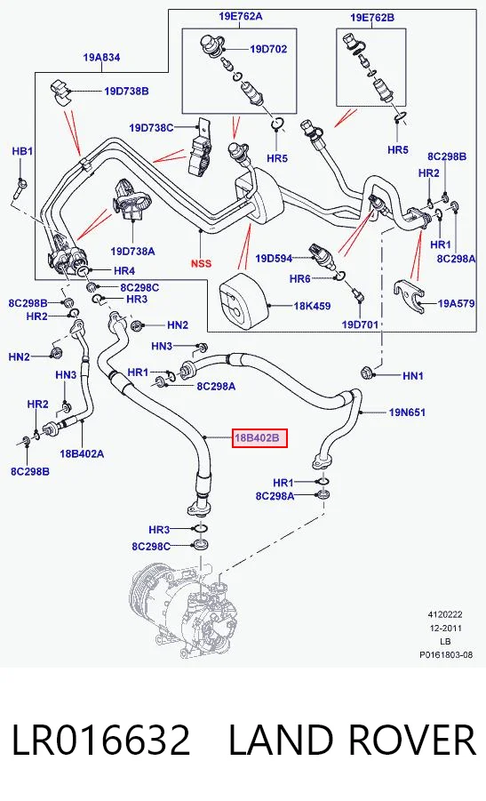 LR016632 Land Rover