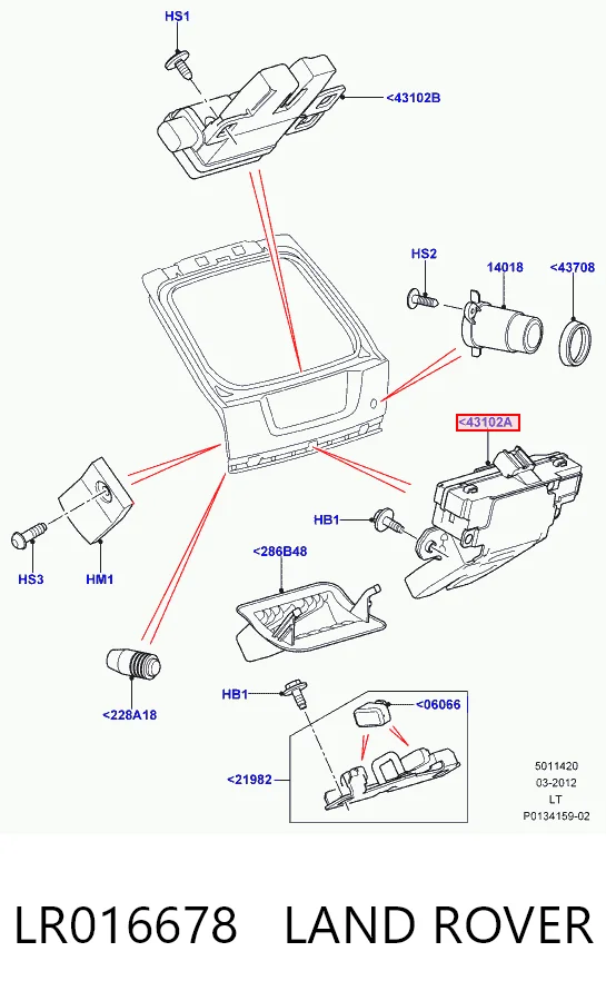 LR016678 Land Rover