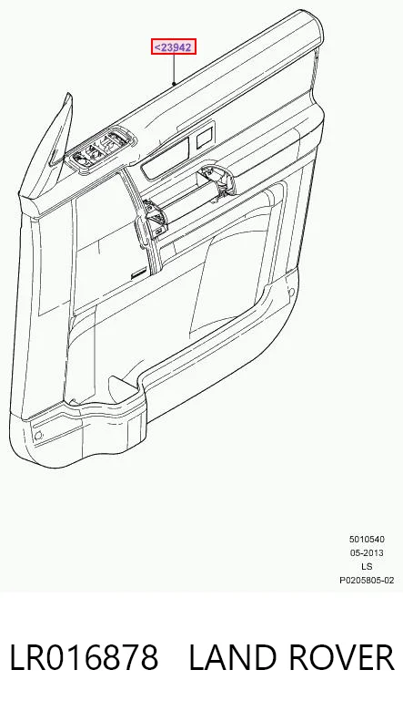 LR016878 Land Rover