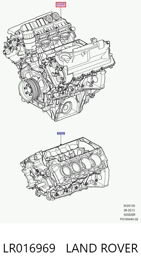 Motor montado para Land Rover Range Rover III L322
