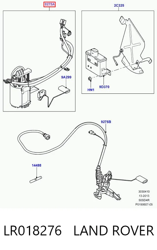 Módulo de bomba de combustível com sensor do nível de combustível Land Rover Range Rover III L322 ao melhor preço