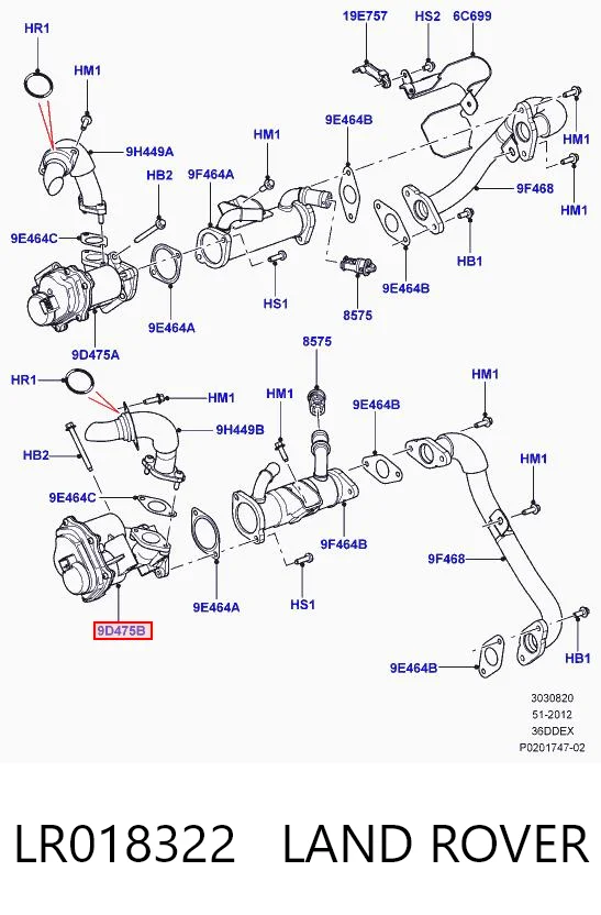 LR018322 Land Rover