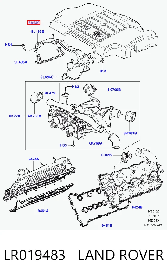 LR019483 Land Rover