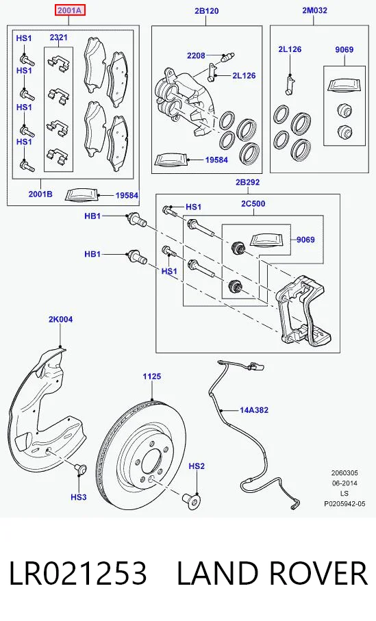 LR021253 Land Rover