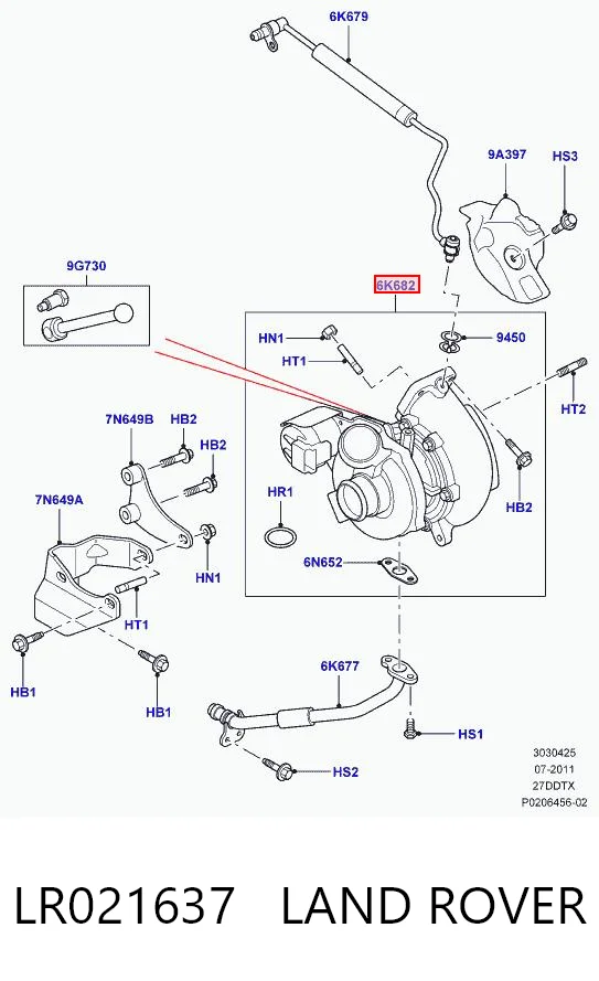 LR021637 Land Rover