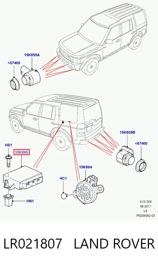  Land Rover AH4215K866BE preço, a partir de 165,15 USD