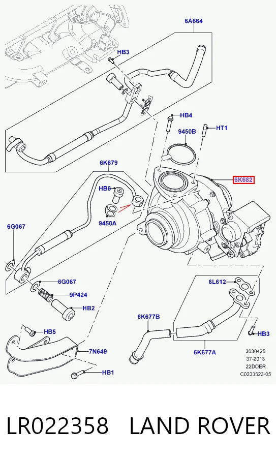 Turbina LR065510 Ford