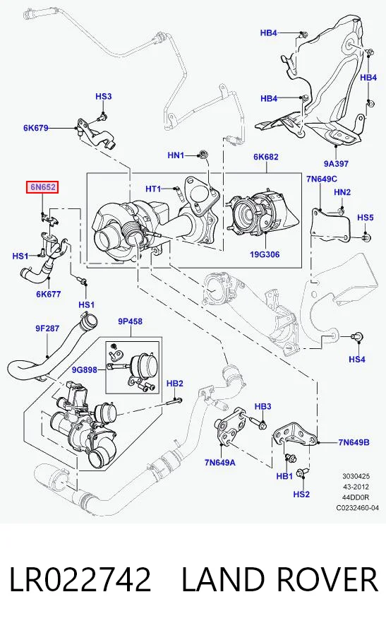 LR022742 Land Rover