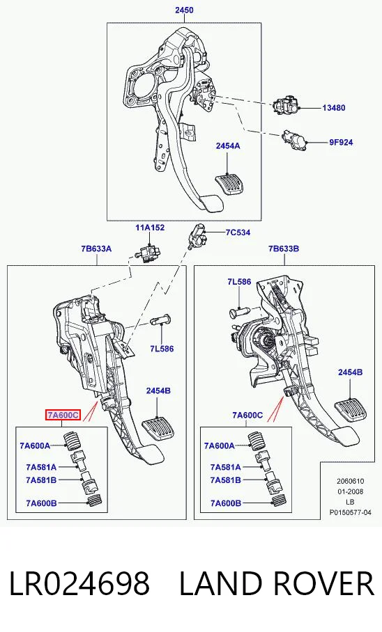 LR024698 Land Rover