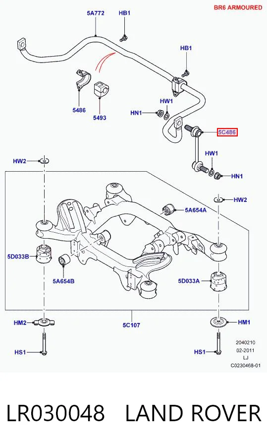 LR030048 Land Rover