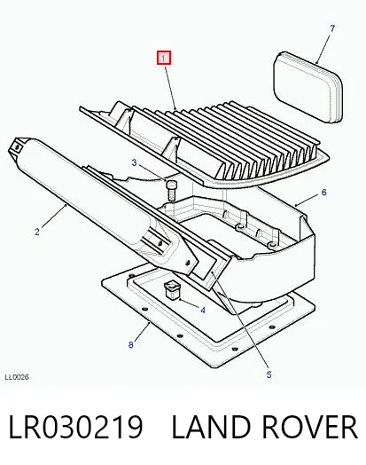  Filtro de salão Land Rover Range Rover II SUV (LP, P38A) (1994 - 2002) II