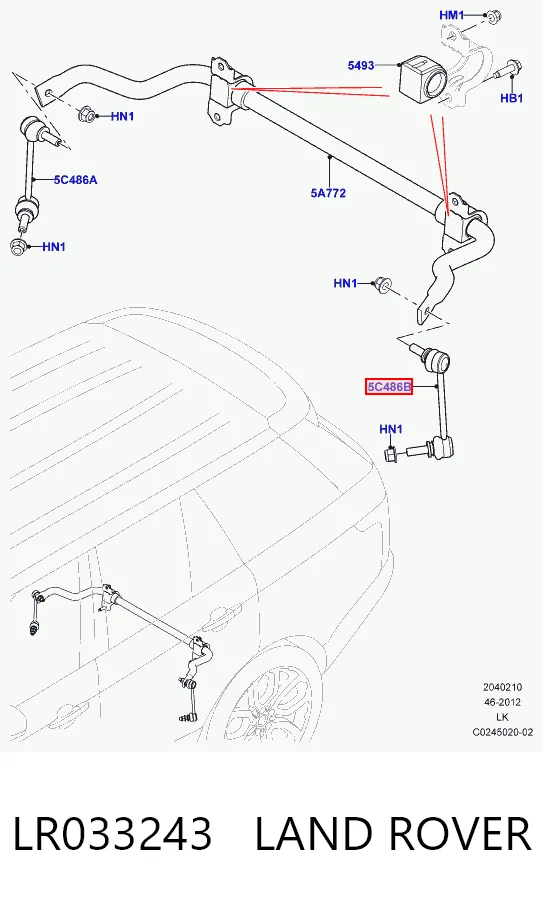 LR033243 Land Rover