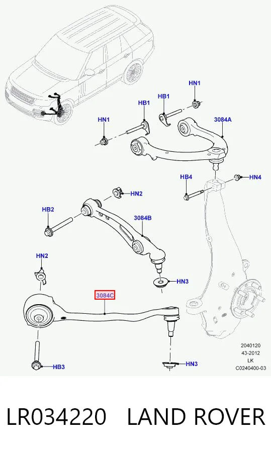 LR034220 Land Rover